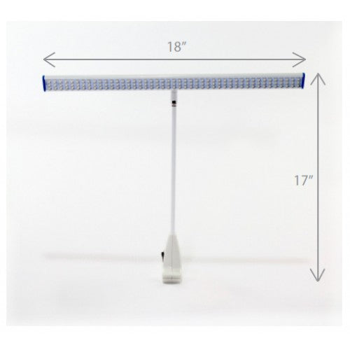 Tradeshow LED Light Bar for Popup Display (White) - Pack of 2