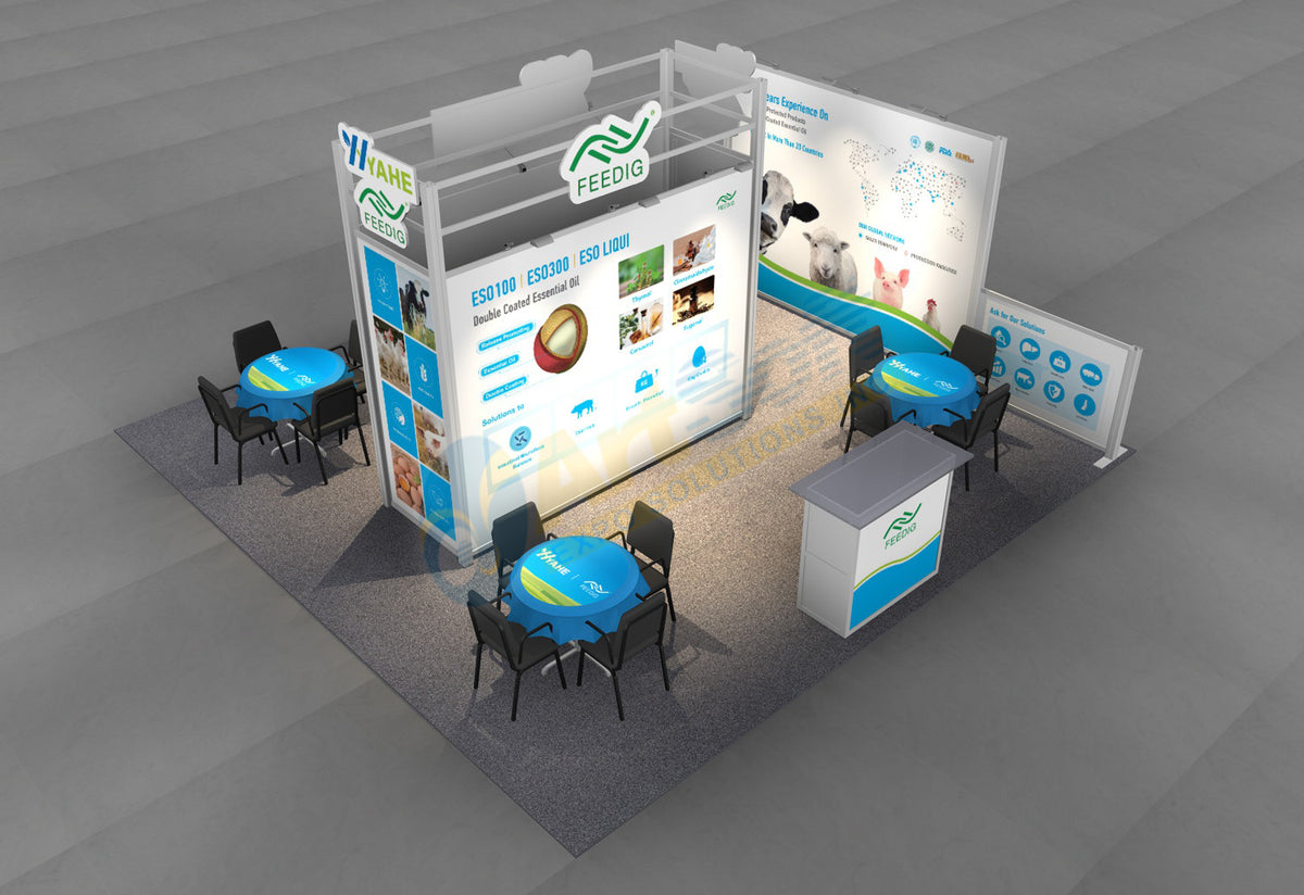20x20 rental carpet tile in gray from Artsoft Expo Solutions Inc. Model #1366, shown in the image.