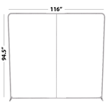 10ft Fabric Wall XL (8ft Height)