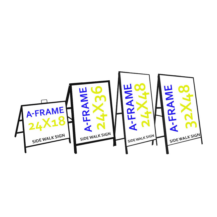 Side Walk Sign (Metal A-Frame)