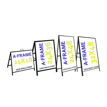 Side Walk Sign (Metal A-Frame)
