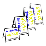 Side Walk Sign (Metal A-Frame)