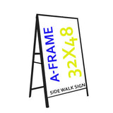 Side Walk Sign (Metal A-Frame)
