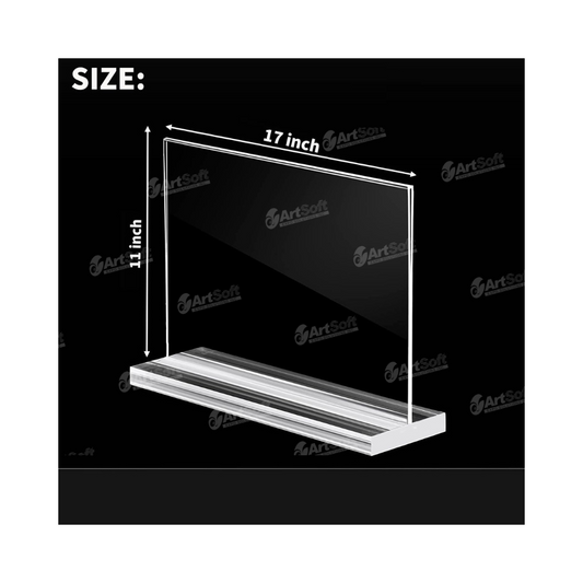 Acylic Table Top Sign Holder 17" x 11"