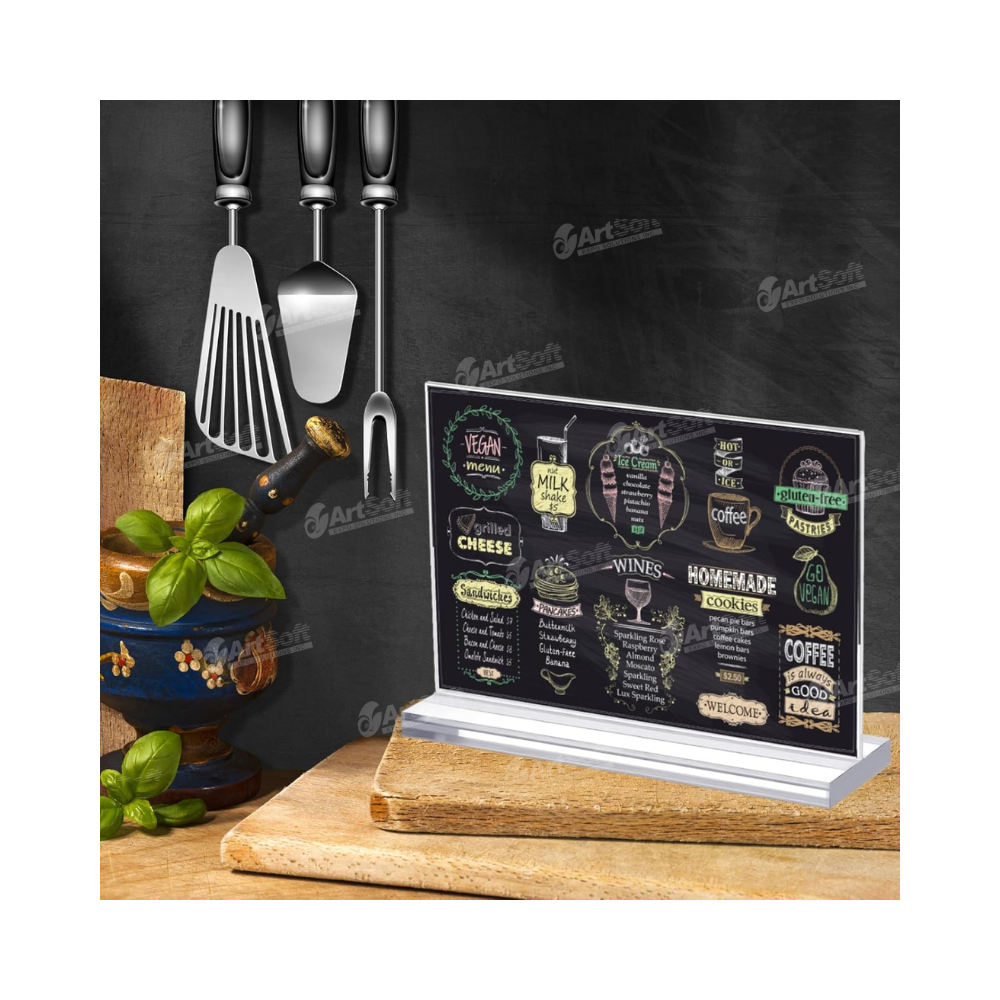 Acylic Table Top Sign Holder 17" x 11"