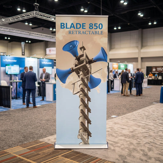 Artsoft Expo Solutions Inc. Blade 850 (33-inch) industrial cutting blade with sharp metal edges and sturdy construction.