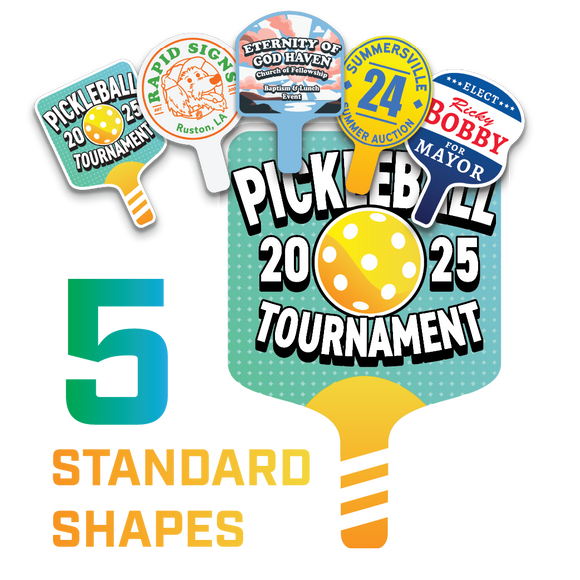 Coroplast Hand Fans (handfans)