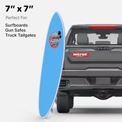 Custom DTF UV Sticker