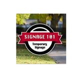 Directional Sign (Shaped)