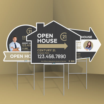 Directional Sign (Shaped)