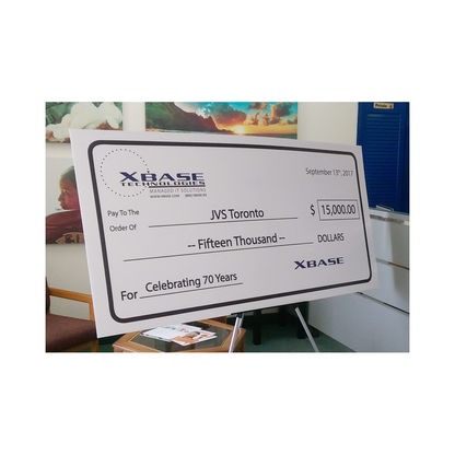 Custom Giant Cheques