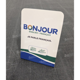 Heat Bent Table Tent Sign (3mm PVC / Acrylic)