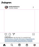 Custom Printed for Social Media Instagram /Facebook Selfie Frame Cutout, Marketing Photo Booth Prop in Foamcore material | Ship Flat Design