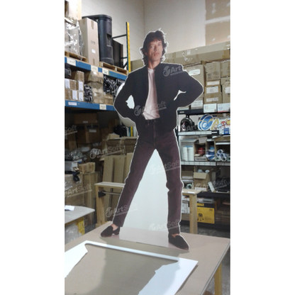 Life size cutout sign from Artsoft Expo Solutions Inc., featuring a realistic full-body display for events or promotions.
