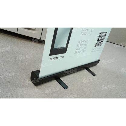 Black Retractable Banner Stand
