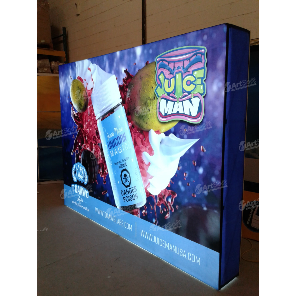 20ft SEG Popup – Backlit