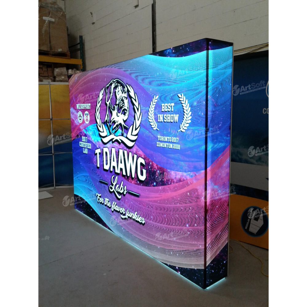 15ft SEG Popup – Backlit
