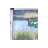 Aluminum Snap Edge A-Frame Sign - Silver