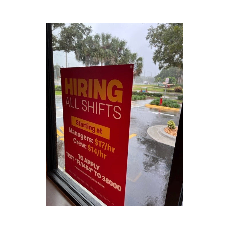 Window Poster with Suction Cups