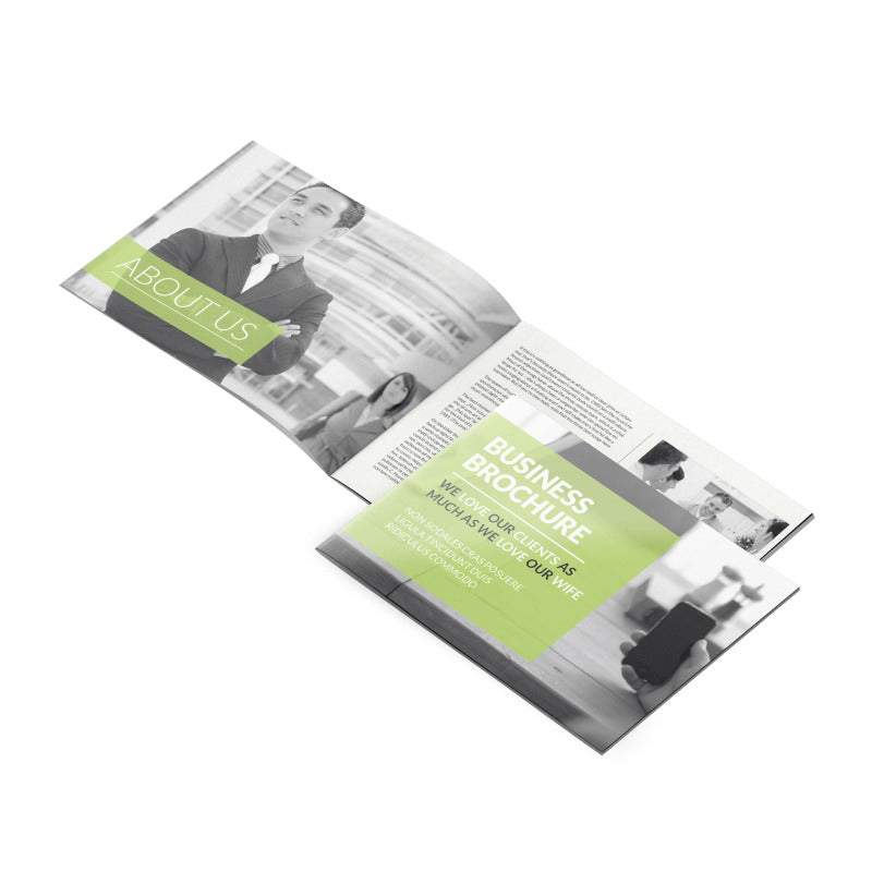 100lbs paper self-cover booklet by Artsoft Expo Solutions Inc., 8.5" x 11" size, showing smooth, durable paper for printing or presentations.