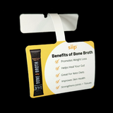 Shelf Dangler, Wobbler, Talker WITH Double Sided Tape