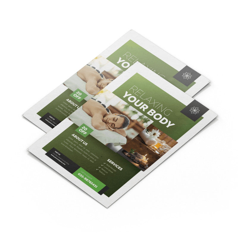 Gloss Text Flyers (Rush Service)