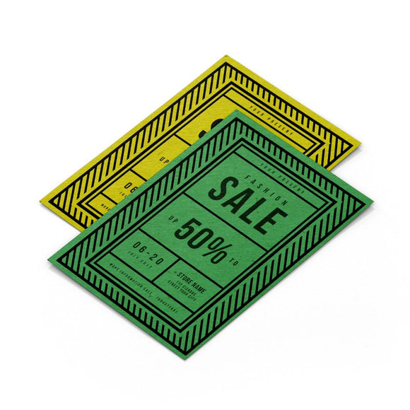 Uncoated Text Flyers