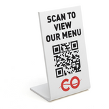 Heat Bent Table Tent Sign (3mm PVC / Acrylic)