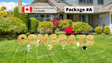 24" Tall Congrats Gold Glitter Letters Yard Card Sets (Total 14pcs) | Birthday Yard Sign (Y-0004)