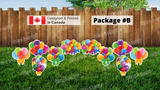 Balloon Signs Package – Balloons 18"-24" Tall (Total 5pcs or 10pcs) | Yard Sign Outdoor Lawn Decorations