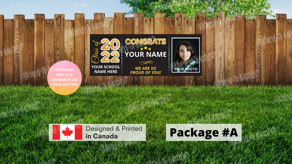 Class of 2022 Sign Package – Hanging Banner 96