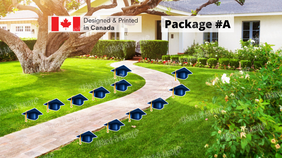 Graduation Hat Cap (Royal Blue) 12