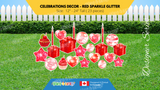 Celebrations Decor - Sparkle Glitter - 12" - 24" Decors - (Total 23 pcs) - 12 Colour Combinations | Birthday Yard Sign (Y-0363)