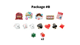 CASINO Theme Set (Total 11, 15 or 26 pcs) | Birthday Yard Sign (Y-0273)