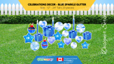 Celebrations Decor - Sparkle Glitter - 12" - 24" Decors - (Total 23 pcs) - 12 Colour Combinations | Birthday Yard Sign (Y-0363)