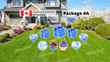 Blue Glitter Celebration Decors - 12" - 22" Decors - (Total 9 pcs or 21 pcs) | Yard Sign Outdoor Lawn Decorations
