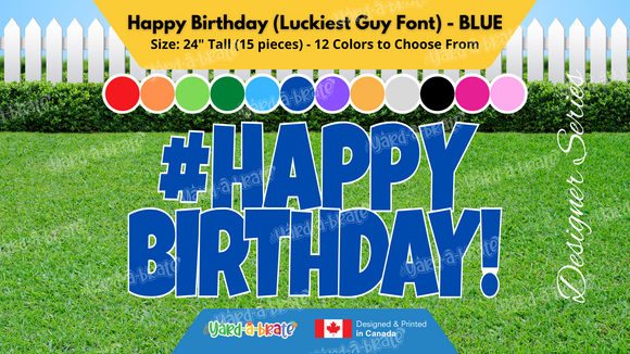 Happy Birthday (Solid Color) 24