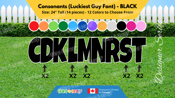 Consonants (Solid Color) 24