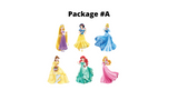 Princess Sign Package -  24" Tall Characters + Decors  (Total 6 or 13 pcs) | Yard Sign Outdoor Lawn Decorations