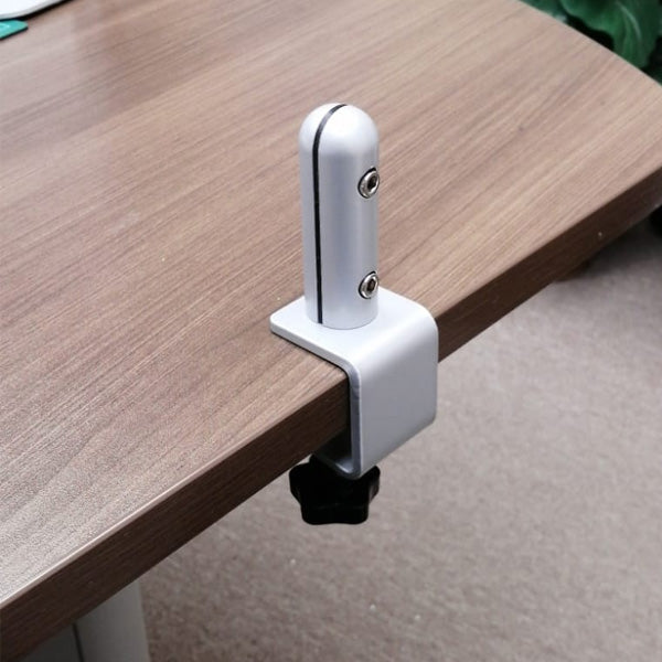 Artsoft Expo Solutions Inc. metal table clamp hardware for secure mounting and support in various industrial applications.