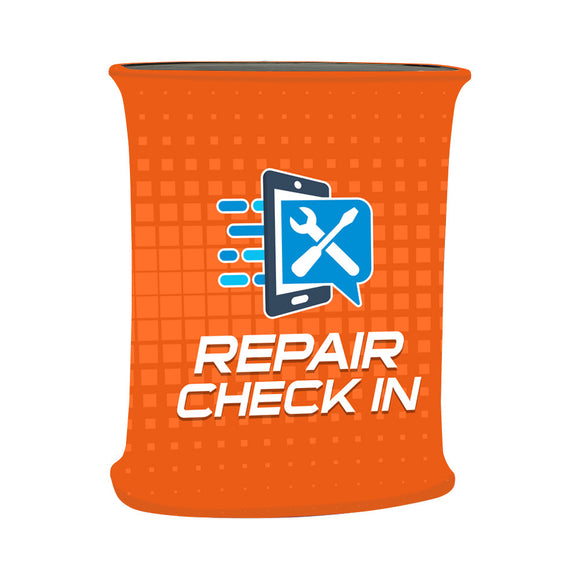 Popup Fabric Counter - Oval (Hydraulic Counter)