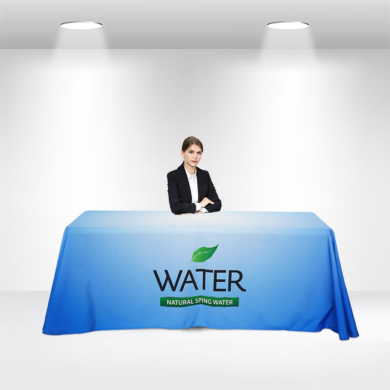Standard Drape Style | Custom Printed Table Throws for Trade Shows