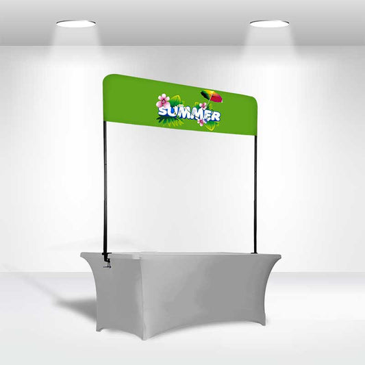 Table Top Clamp-On Banner Backwall