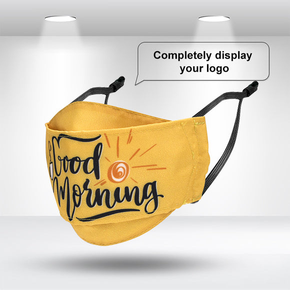 3D Face Mask - Custom Printed - Reusable non medical face mask - Adult Unisex