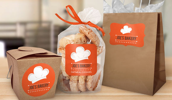 Paper (Circle / Rounded Square) - Roll Labels