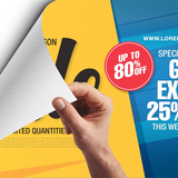 Dance Floor Wrap - White | Premium Vinyl with bubble-free technology | 8ft x 8ft, 10ft x 10ft, 12ft x 12ft, 16ft x16ft and 20ft x 20ft