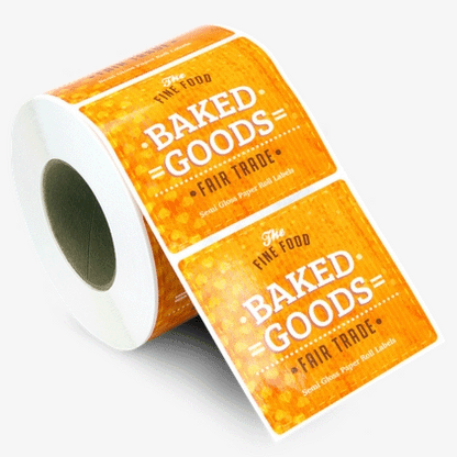 Icon of a BOPP roll label in a rounded square shape, representing Artsoft Expo Solutions Inc. roll label product.