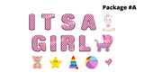 It's a Girl Package (Baby Shower) - 14pcs or 25pcs | Yard Sign Outdoor Lawn Decorations