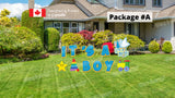 It's a Boy Package (Baby Shower) - 11pcs or 21pcs | Yard Sign Outdoor Lawn Decorations