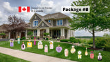Perfume Package - 24" Tall - 7pcs or 15pcs | Yard Sign Outdoor Lawn Decorations